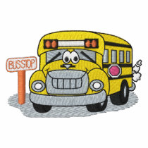 School Bus embroidered shirts