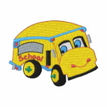 School Bus embroidered shirts