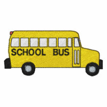 School Bus Embroidered Shirt embroidered shirts