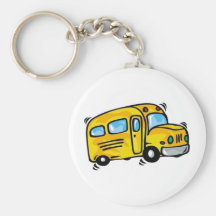SCHOOL BUS GRAPHIC BACK ELEMENTARY GRADES LEARNING KEY CHAIN