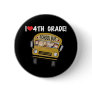 School Bus I Love 4th Grade Button