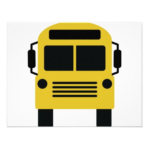 school bus icon announcement