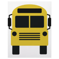 school bus icon letterhead