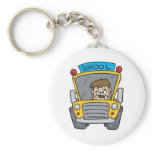 School Bus Keychain