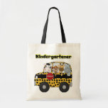 School Bus Kindergartener Tshirts and Gifts Tote Bags