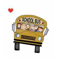 School Bus Love Kindergarten Tshirts by school_teacher School Bus Love Kindergarten Tshirts