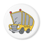 School Bus Refrigerator Magnets