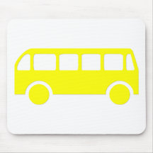 School Bus Mouse Pads