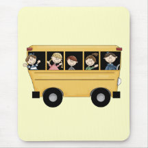 School Bus Mousepad