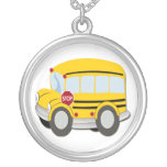School Bus Necklace
