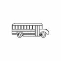 School Bus Outline embroidered shirts by ZazzleEmbroidery School Bus Outline embroidered shirts