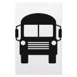 school bus sign stationery paper
