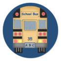 School Bus Stickers by mrssocolov School Bus Stickers