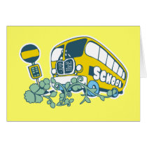 School Bus T-shirts and Gifts Greeting Cards