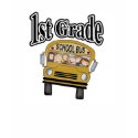 School Bus with Kids 1st Grade t-shirts