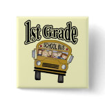 School Bus with Kids 1st Grade Tshirts and Gifts
