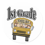 School Bus with Kids 1st Grade Tshirts and Gifts