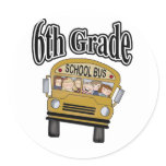 School Bus with Kids 6th  Grade