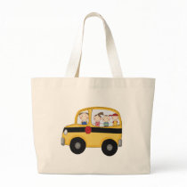School Bus with Kids T-shirts and Gifts bags by stick_figures School Bus with Kids T-shirts and Gifts bags