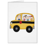 School Bus with Kids T-shirts and Gifts