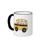 School Bus with Kids T-shirts and Gifts
