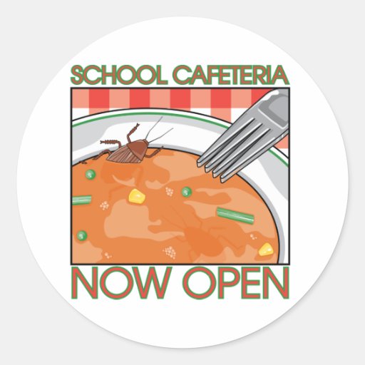 School Cafeteria Stickers