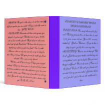 School class with definitions! binders