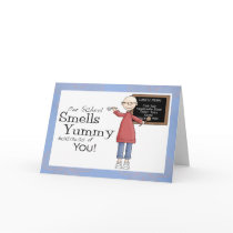 School Cook Thank You Card by myhmdesigns School Cook Thank You Card