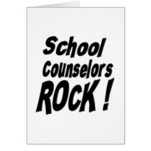 School Counselors Rock! Greeting Card