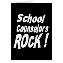 School Counselors Rock! Greeting Card