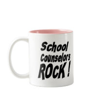 School Counselors Rock! Mug by TShirtDotCom School Counselors Rock! Mug