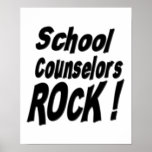 School Counselors Rock! Poster Print