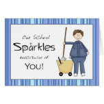 School Custodian Thank You Card