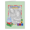 School Days Blocks - Photo Card by Spice School Days Blocks - Photo Card