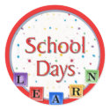 School Days Blocks stickers by Spice School Days Blocks stickers