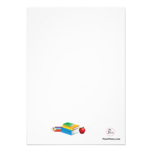 School Days Invitation