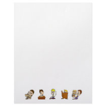 School Days Note Paper letterhead