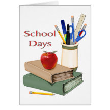 School Days Still Life Cards