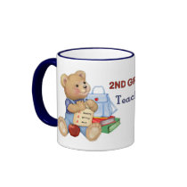 School Days Teddy - 2nd Grade Teacher Mugs