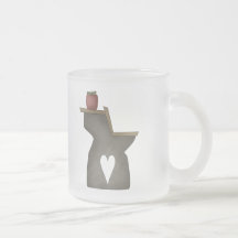 School Desk and Apple Coffee Mug