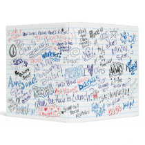 School Doodles Binder by Anotherfort School Doodles Binder