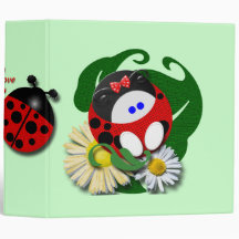 School Favorites Ladybugs Vinyl Binder