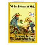 School Garden Army - Card