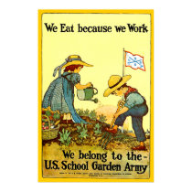 School Garden Army - Print