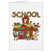 School - Giraffe Tshirts and Gifts cards