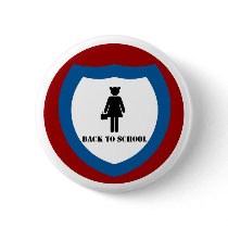 School girl - Badge buttons by cycreation School girl - Badge buttons