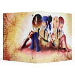School Girls Vinyl Binder
