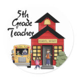 School House 5th Grade Teacher T-shirts and Gifts
