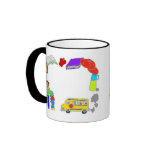 School Icons Border Coffee Mug