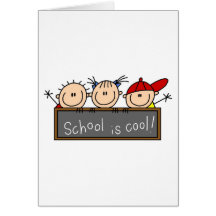 School is Cool Greeting Cards